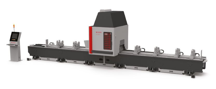 centru de prelucrare profile din aluminiu cu 5 axe 4100 mm poza 3