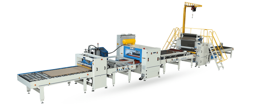 Linie de laminare plana semiautomata cu role inversate – VFL 1400 RL